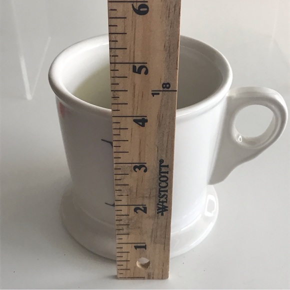 Anthropologie Initial "I" Monogram Classic Shaving Coffee Mug - Picture 11 of 12